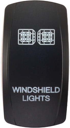 XTC Power Products - XTC Power Products Dash Rocket Switch Face Plate - WindShield Lights - SW00-00107025
