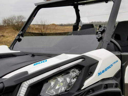 Spike Powersports - Spike Powersports Half Windscreen - Tinted - 77-2650T