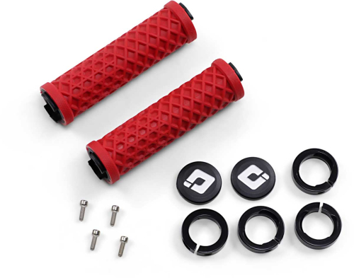 ODI - ODI Vans (No Flange) Lock-On Grips - 30mm - Red - L30VNBR-B