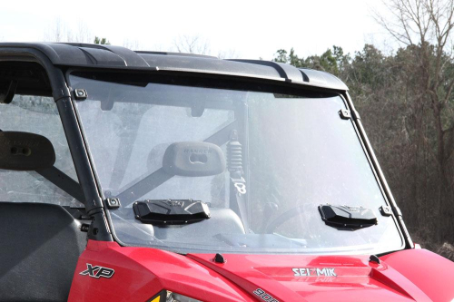 Seizmik - Seizmik Vented Windshield - Polycarbonate - 25025