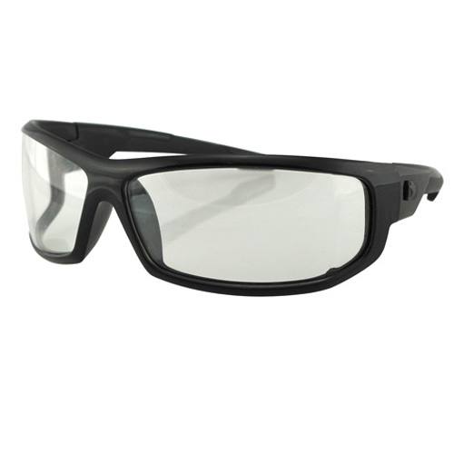 Bobster Eyewear - Bobster Eyewear AXL Sunglasses - EAXL001C - Black/Clear Lens