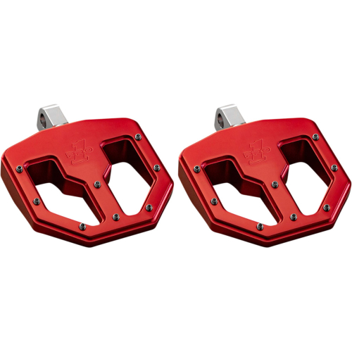Pro-One Performance - Pro-One Performance BMX V1 Billet Footpeg - Red - 500761R