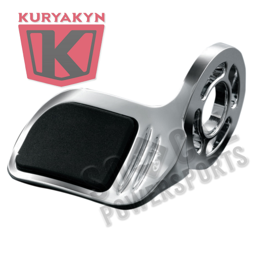 Kuryakyn - Kuryakyn Contoured ISO-Throttle Boss - Right Side - Chrome - 6310