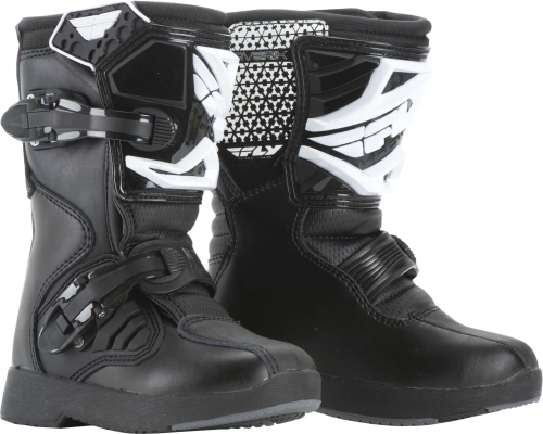 Fly Racing - Fly Racing Maverik MX Mini Youth Boots - 364-55098 - Black/White - 12