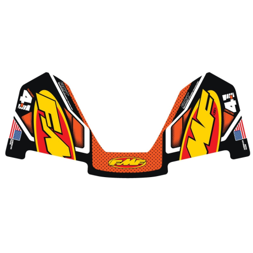 FMF Racing - FMF Racing Colorways 4.1 Decal Replacement - Orange - 14850