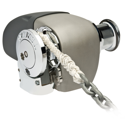 Maxwell - Maxwell HRC 10-8 Rope Chain Horizontal Windlass 5/16" Chain, 5/8" Rope 12V, with Capstan