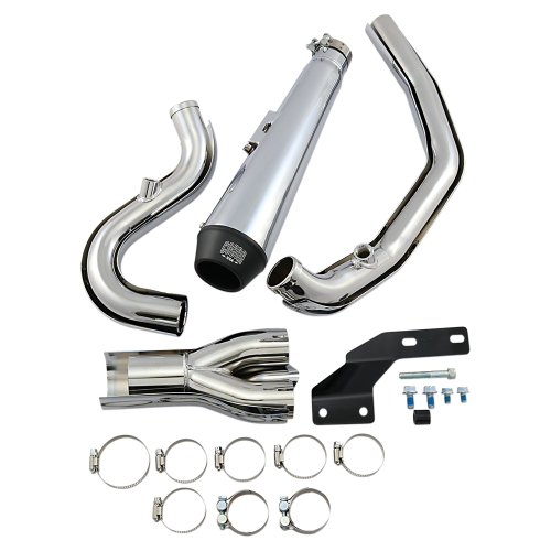 Cobra - Cobra El Diablo 3.5in. 2-Into-1 Exhaust System - Chrome - 6484
