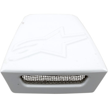 Alpinestars - Alpinestars Rear Vent Frame for S-M10/S-M8 Supertech Helmets - Glossy White - 8983219-2180