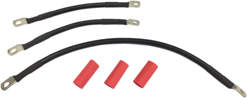Drag Specialties - Drag Specialties Battery Cable Kit - 8in. and 15in. - 2113-0664