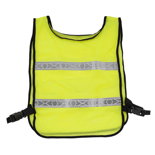 BikeMaster - BikeMaster Reflector Safety Vest - 107550LIME - Fluorescent Green - OSFM