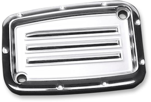 Covingtons - Covingtons Front Brake Master Cylinder Cover - Dimpled - Chrome - C1176-C