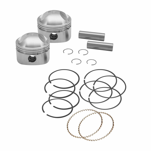 S&S Cycle - S&S Cycle Forged Piston Kit (4-1/2in. Stroke) - .060 Oversize, 7.25:1 Compression - 106-5779