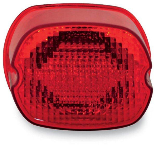 Custom Dynamics - Custom Dynamics Oval Taillight without License Plate Illumination Window - Red - GEN2-LD-R