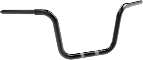 Khrome Werks - Khrome Werks 1-1/4in. Fat Center Bobber Ape Handlebar - 12in. - Black - 300450