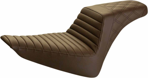 Saddlemen - Saddlemen Step-Up Front TR/Rear LS Seat - Brown - 812-26-176BR