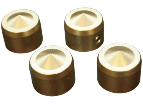 Accutronix - Accutronix Gothic Headbolt Covers - Brass - HBC001-E5