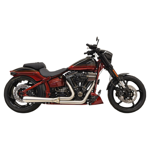 Bassani Manufacturing - Bassani Manufacturing Road Rage III 2-Into-1 Exhaust System - Stainless Steel - 1S32SS