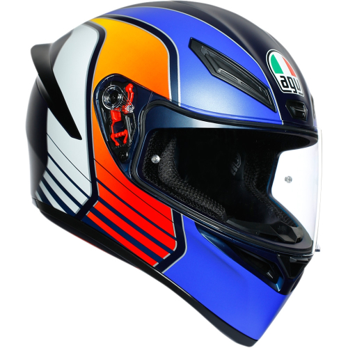 AGV - AGV K-1 Power Helmet - 210281O2I000811 - Blue/Orange/White - 2XL