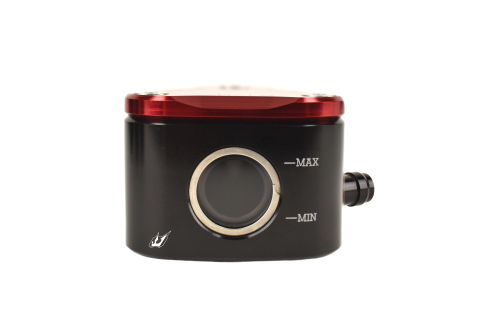 Driven Racing - Driven Racing Halo Fluid Container - Rear Brake/Clutch - Right 8MM Outlet - Red - DRRRE-01-RD