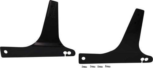 Khrome Werks - Khrome Werks Sissy Bar Sideplate - Black - 263840