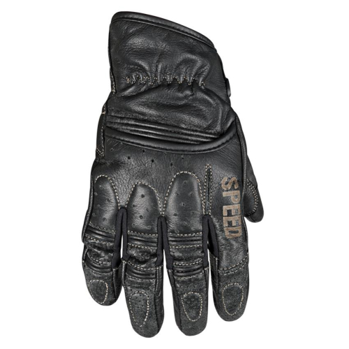 Speed & Strength - Speed & Strength Rust and Redemption Leather Gloves - 878617 - Distressed Black - Medium