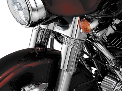 Kuryakyn - Kuryakyn Upper Fork Slider Covers - Chrome - 8635