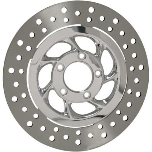 RC Components - RC Components Drifter 11.8in. Floating Brake Rotor - Chrome - ZSS117101C-RF2K