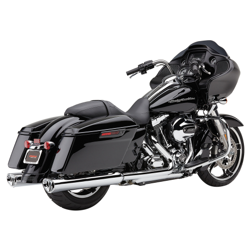 Cobra - Cobra Tri-Oval II Slip-On Muffler - Chrome - 6219