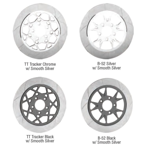 Lyndall Racing Brakes - Lyndall Racing Brakes Smooth Cut Friction Rings for TT Tracker and B-52 Carriers - Silver - 737-0000