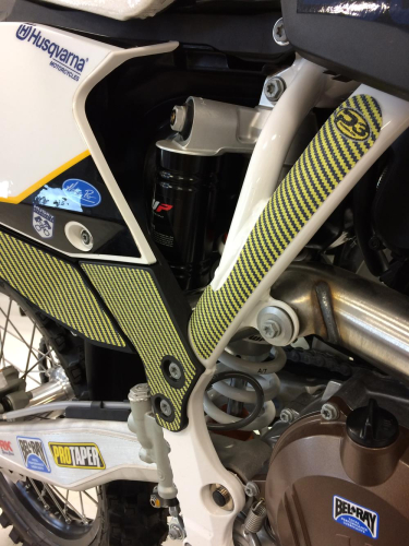 P3 - P3 Grip Guard Frame Protection Decals - Weave - Yellow - 743016