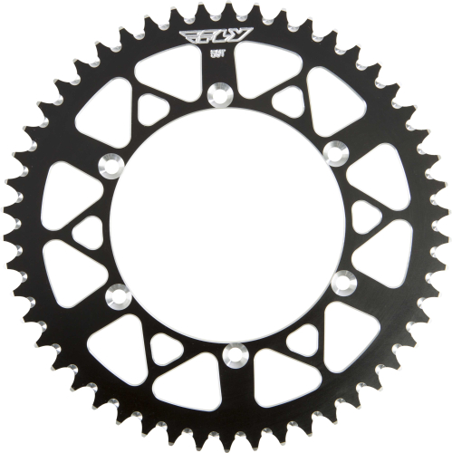 Fly Racing - Fly Racing Aluminum Rear Sprocket - Black - 50T - 422-50 BLK