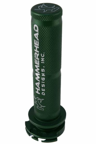 Hammerhead Designs - Hammerhead Designs Aluminum Throttle Tube - Green - KXFTT