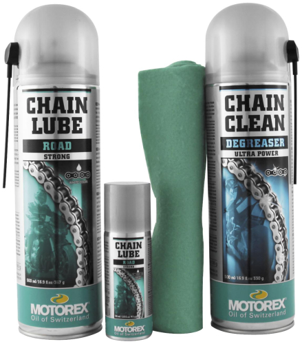Motorex - Motorex Street Bike Chain Clean & Lube Kit - VOC Compliant - 111522