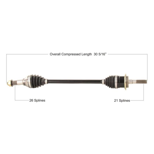 TYTANEUM - TYTANEUM Heavy Duty CV Axle - CAN-6073HD