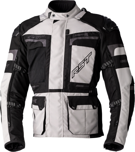 RST - RST Pro Series Adventure-X CE Jacket - 102409SIL-44 - Silver/Black - Large