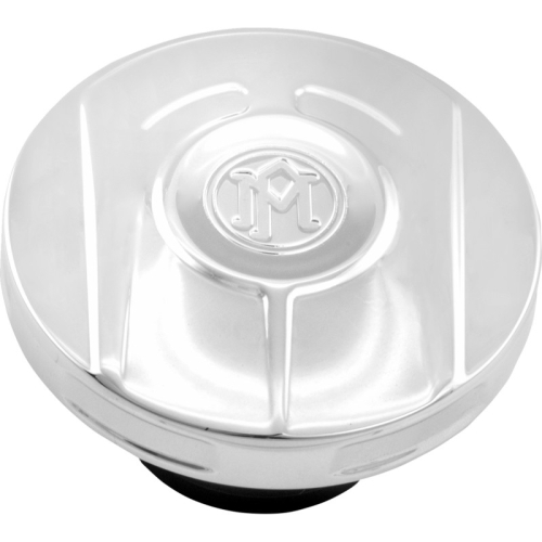 Performance Machine - Performance Machine Scallop Custom Gas Cap - Chrome - 0210-2071SCA-CH