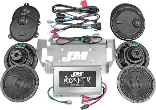 J&M - J&M XXR Extreme 800W Speaker and Amplifire - XXRK-800SP4-14UL-CVO