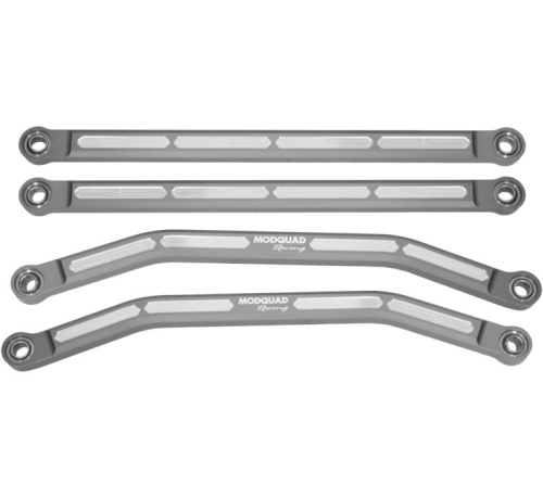 ModQuad - ModQuad Aluminum High-Clearance Radius Rods - Grey - RZR-RRHC-PRO-G