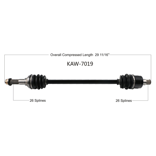 Open Trail - Open Trail OE 2.0 Front Axle - KAW-7019