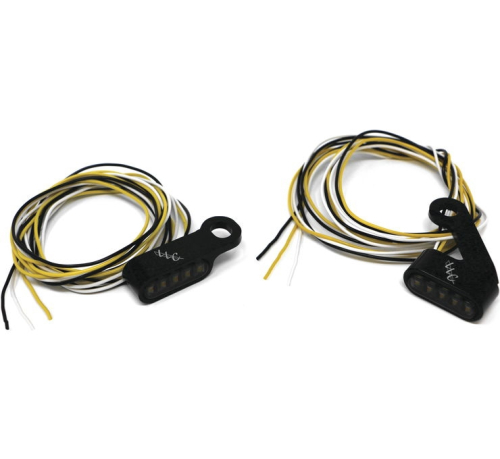 Namz - Namz Mini Mirror Mount Led Turn Signals - Black - LLC-MMM-B