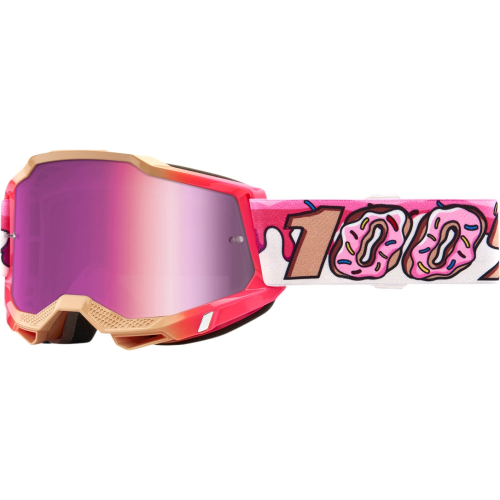 100% - 100% Accuri 2 Donut Goggles - 50221-268-01 - Donut/Pink/White / Pink Mirror Lens - OSFM