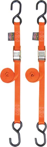 Powertye - Powertye 1in. Standard Tie-Downs - KTM Orange - 22269