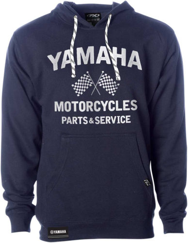 Factory Effex - Factory Effex Yamaha MC Shop Pullover Hoody - 23-88206 - Navy - X-Large