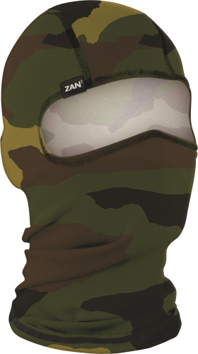 Zan Headgear - Zan Headgear Polyester Balaclava - WBP118 - Woodland Camo - OSFM