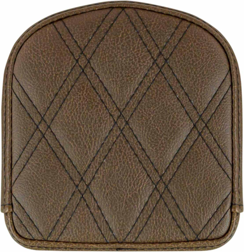 Saddlemen - Saddlemen Gravestone Sissy Bar Pad for Explorer-LS & Step-Up-LS Seat - 6.5in. x 6.5in. - Brown - 040845