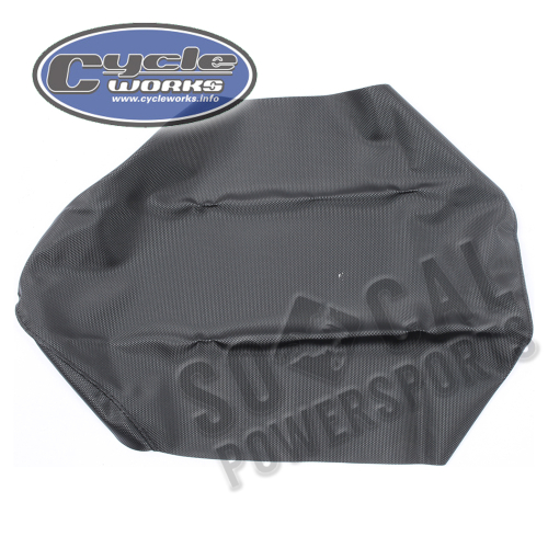 Quad Works - Quad Works Cycle Works Seat Cover - Gripper Black - 36-12086-01
