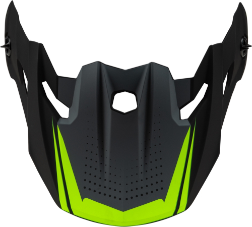 G-Max - G-Max 502 Visor with Screws for MX-96 Helmet - Gray/Hi-Vis - G096007