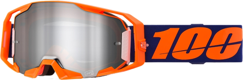 100% - 100% Armatic Goggles - 50060-00003 - Neon Orange/Silver Flash Mirror Lens - OSFM