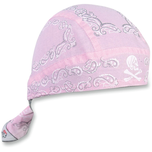 Zan Headgear - Zan Headgear Flydanna Headwrap - Z502 - Pink Paisley - OSFM