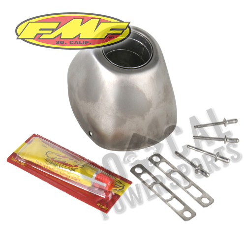 FMF Racing - FMF Racing End Cap Kit for Factory 4.1RCT - Titanium - 040642